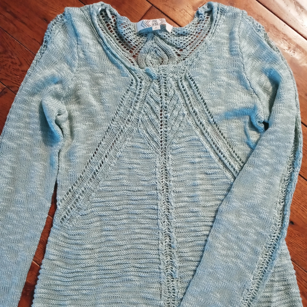 Pink Rose Knit Top